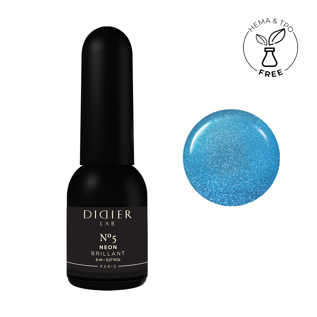Lac semipermanent - Brillant NEON - Nr. 5 "Didier Lab , 8ml