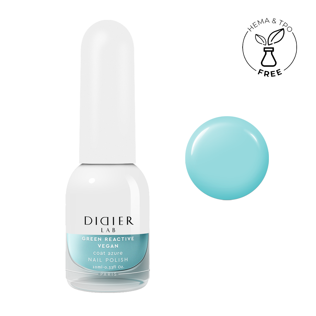 Lac unghii Vegan - Coat Azure "Didier Lab”, 10ml