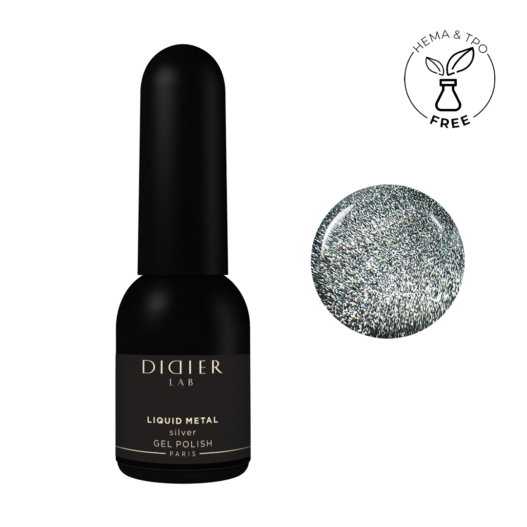 Gel Metal Lichid - Silver "Didier Lab", 10ml