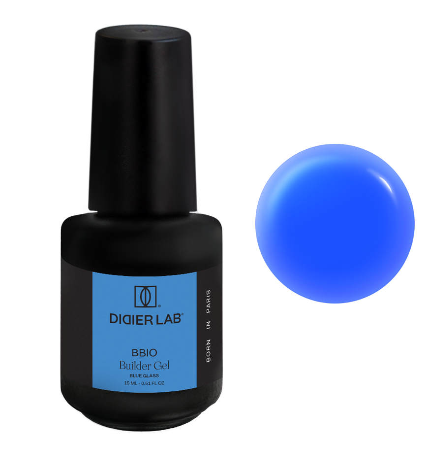 Gel Builder BBIO - GLASS, Blue Glass - "Didier Lab" 15ml