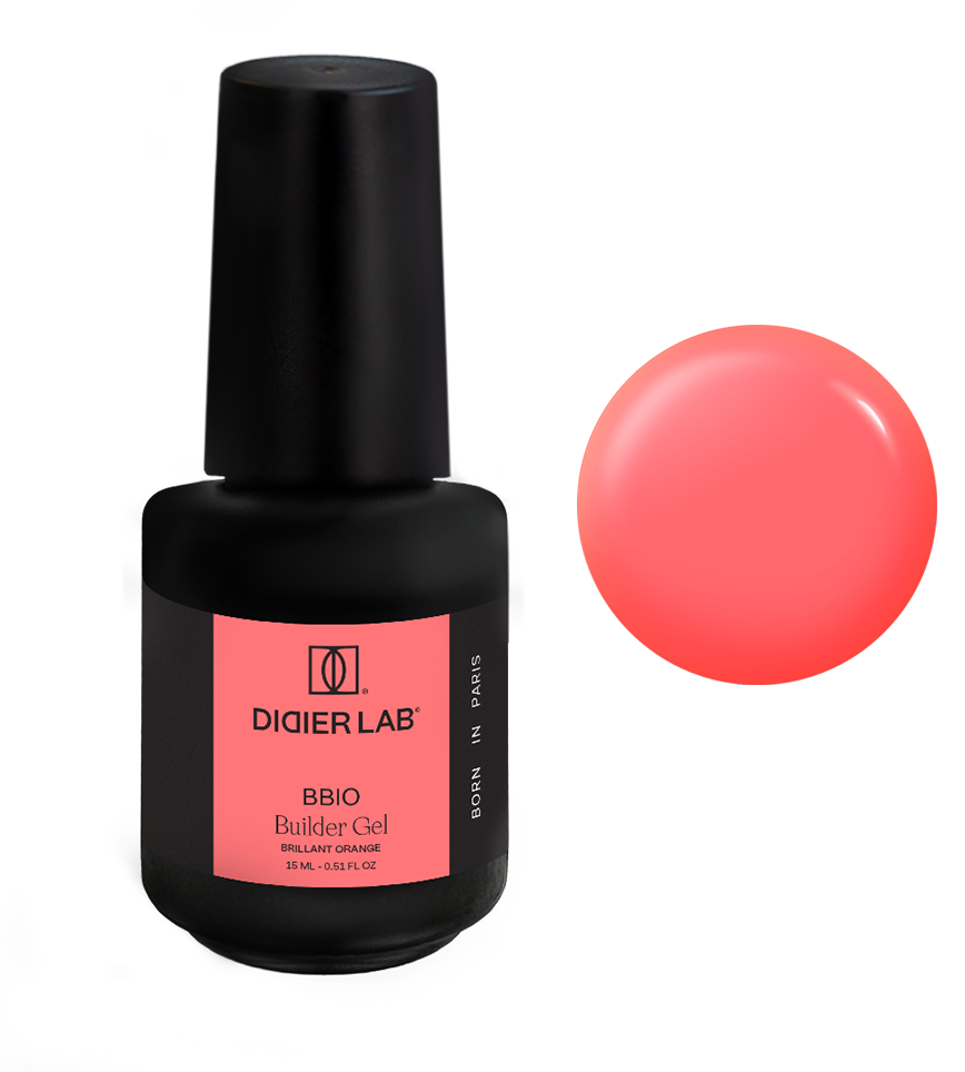 Gel Builder BBIO - ICONIC, Brillant Orange - "Didier Lab" 15ml