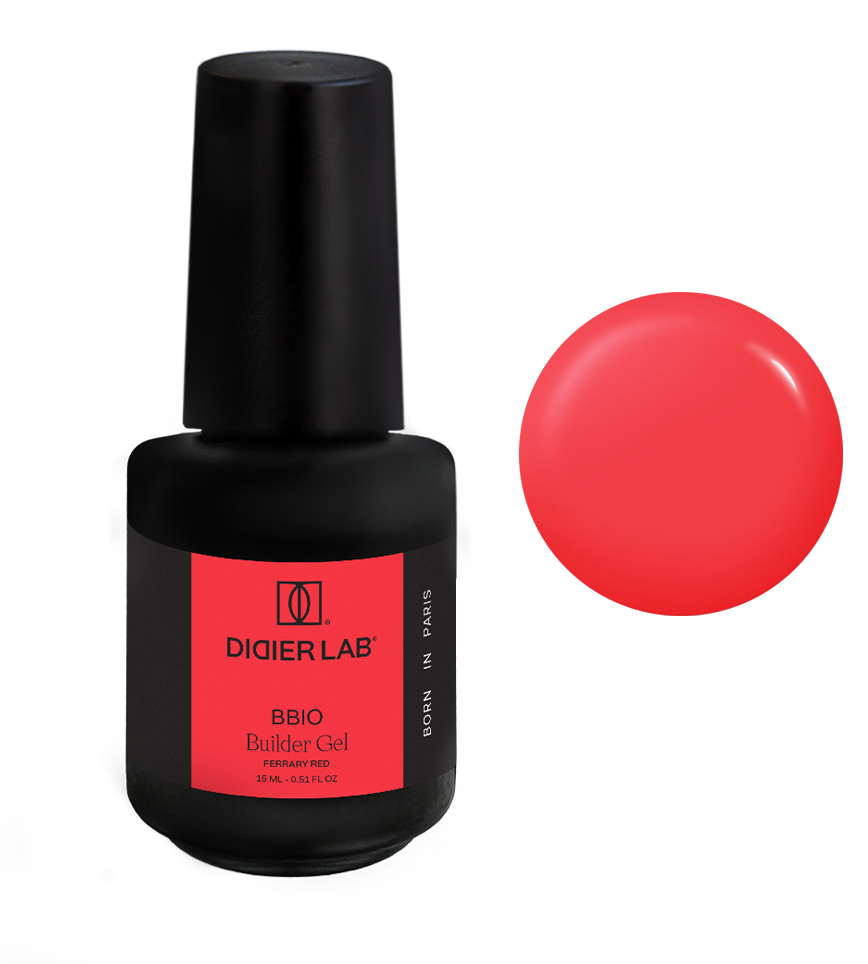 Gel Builder BBIO - ICONIC, Ferrary Red - "Didier Lab" 15ml