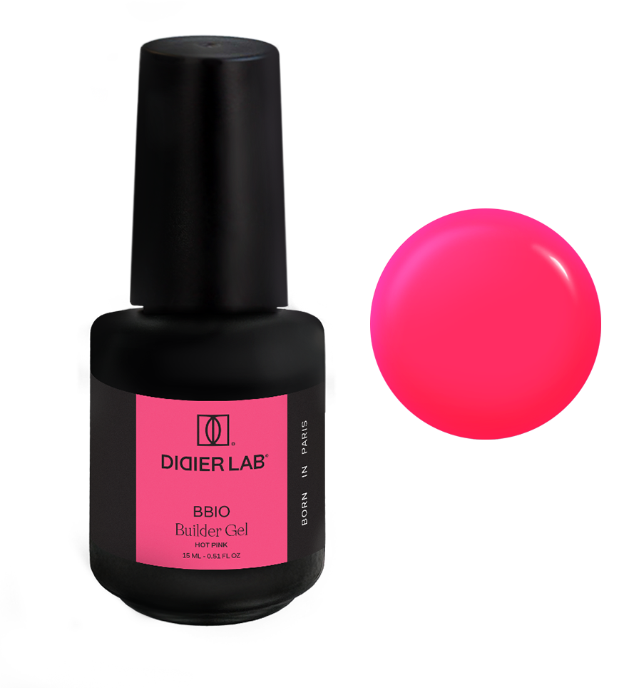 Gel Builder BBIO - ICONIC, Hot Pink - "Didier Lab" 15ml