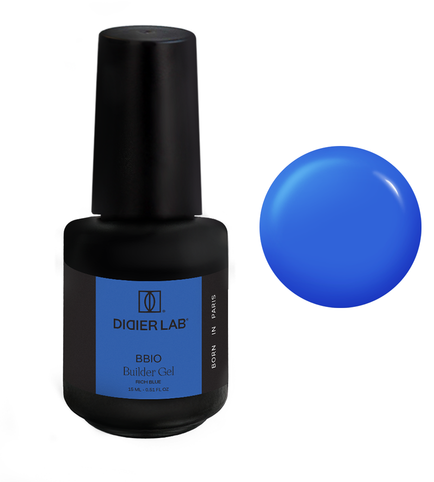 Gel Builder BBIO - ICONIC, Rich Blue - "Didier Lab" 15ml