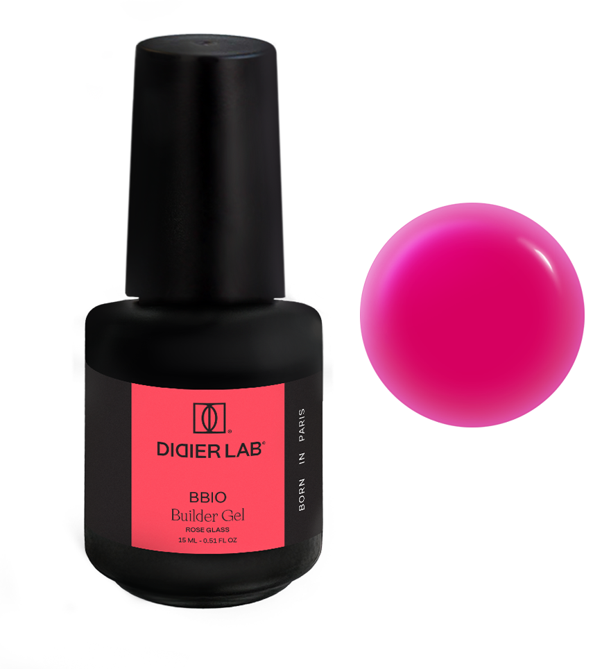 Gel Builder BBIO - GLASS, Rose Glass - "Didier Lab" 15ml