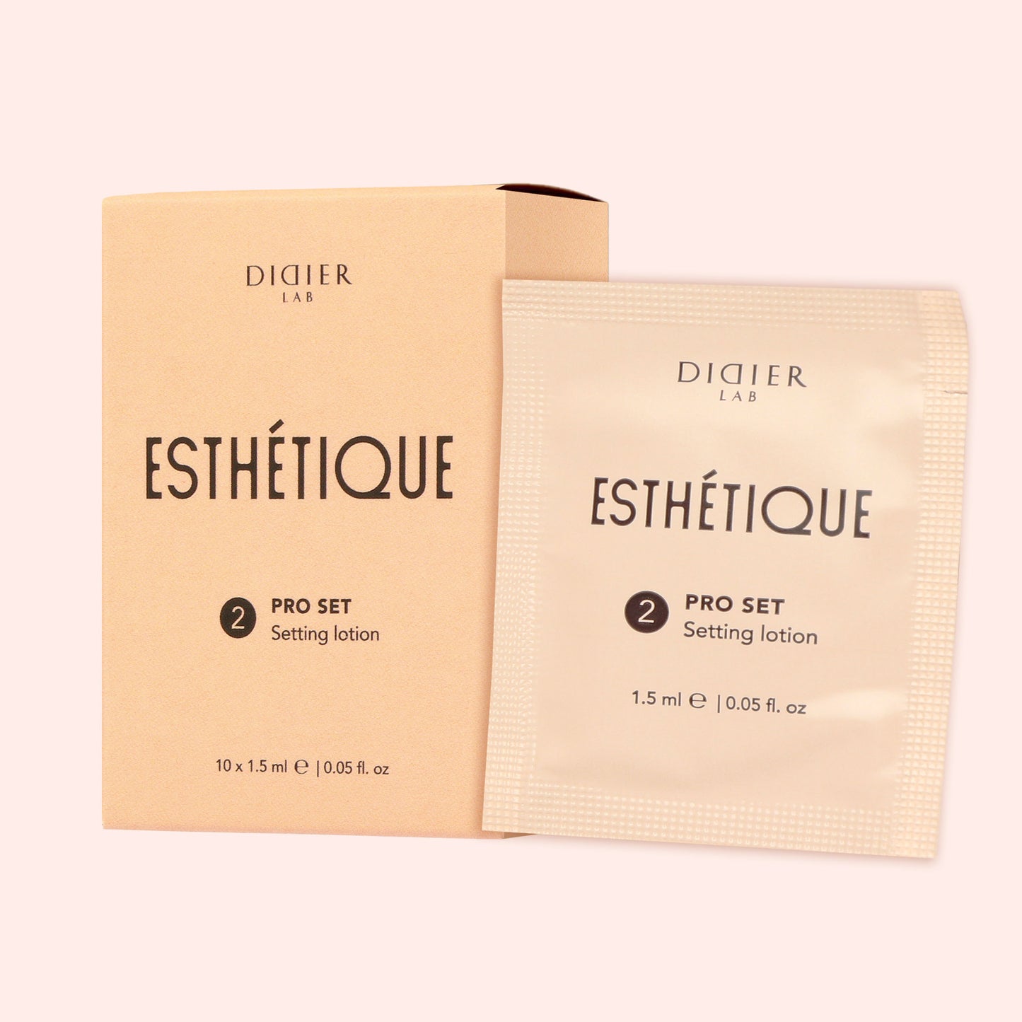 Gel fixator pentru sprancene Pro Set "Didier Lab", No.2, Esthétique 1,5 ml x 10pc.