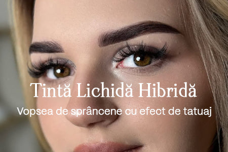 Vopsire sprâncene cu efect de tatuaj – Hybrid Liquid Stain