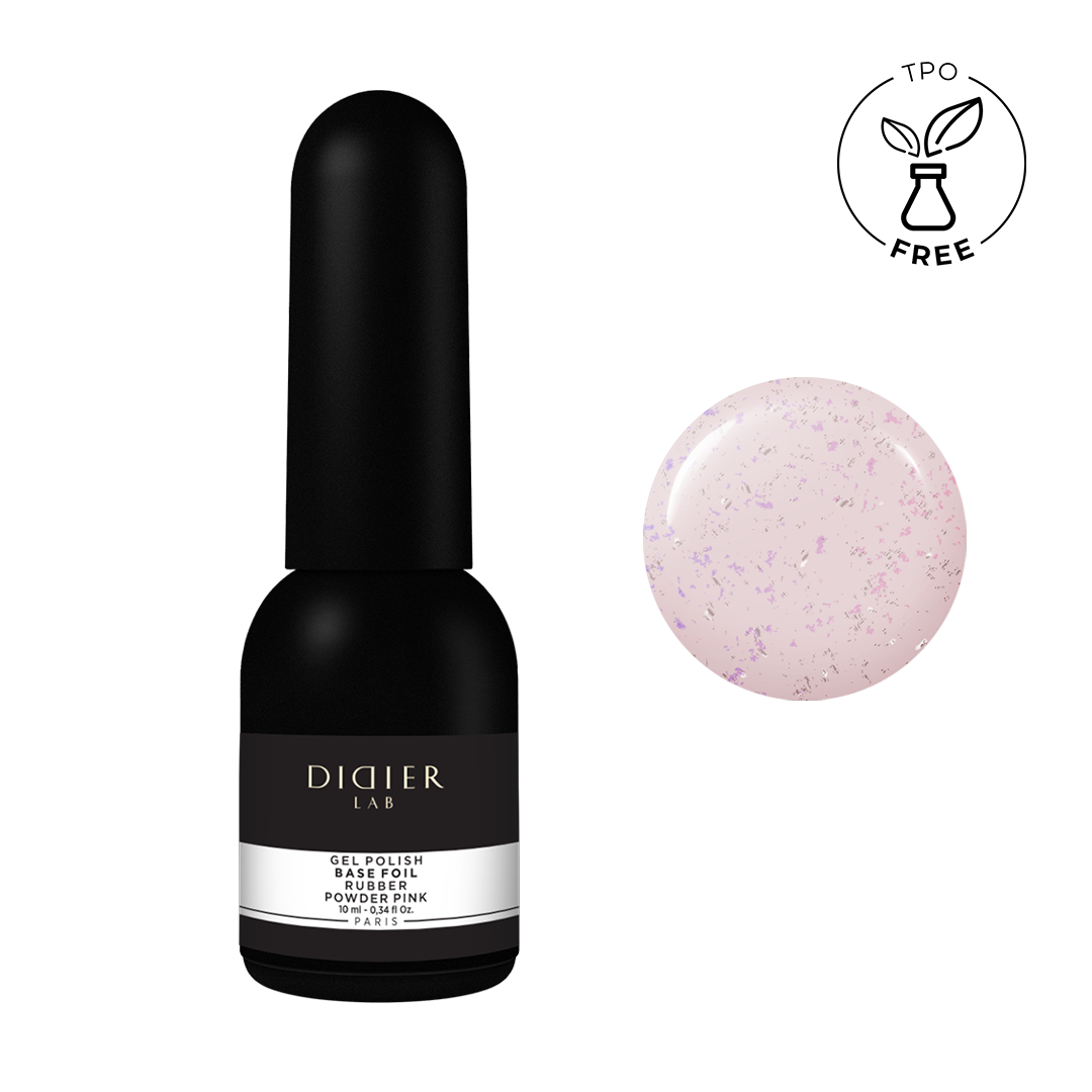 Baza Rubber cu Folie "Didier Lab" - Powder Pink, 10ml