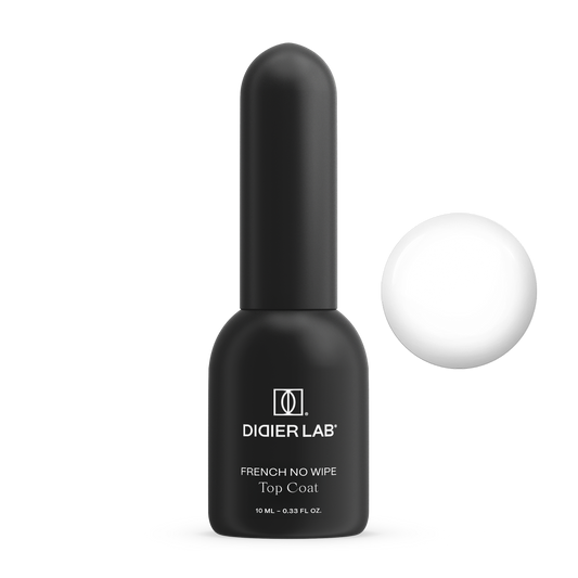 Top Coat French No Wipe – pentru manichiura franceză și decorarea unghiilor, Didier Lab