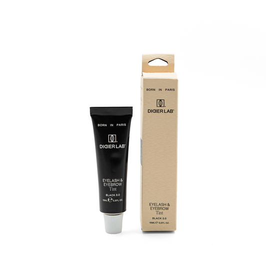 Vopsea pentru gene și sprâncene Didier Lab, Negru 3.0, tub și ambalaj, 15 ml