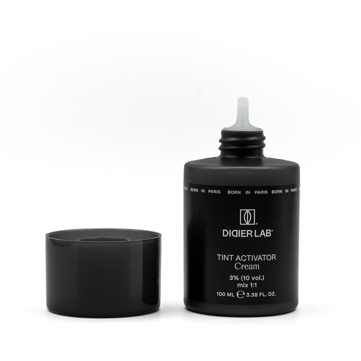 Cremă activatoare Didier Lab 3%, flacon deschis cu dozator și capac, 100 ml