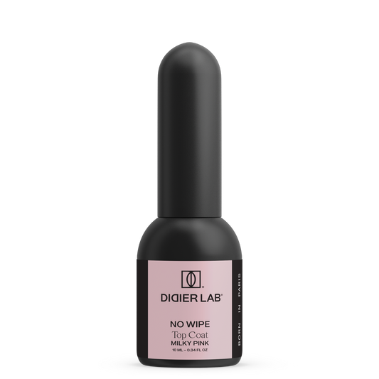 Top Coat no Wipe - Milky Pink "Didier Lab", 10 ml - fara HEMA si TPO