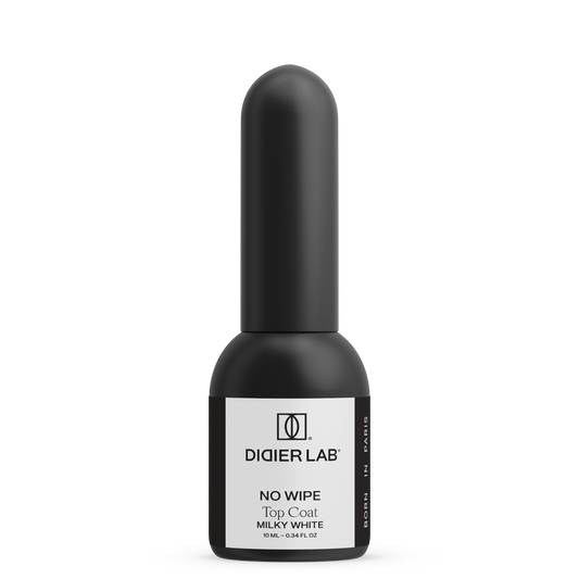 Top Coat no Wipe - Milky White "Didier Lab", 10 ml - fara HEMA si TPO