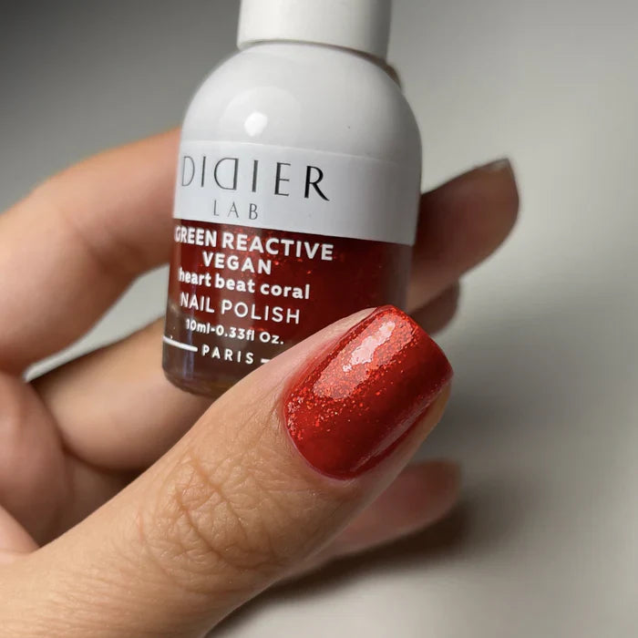 Lac unghii Vegan - Heart Beat Coral "Didier Lab”, 10ml