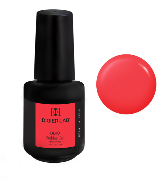 Gel Builder BBIO - ICONIC, Ferrary Red - "Didier Lab" 15ml