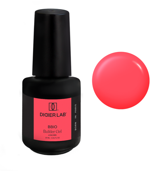 Gel Builder BBIO - ICONIC, Love Red - "Didier Lab" 15ml