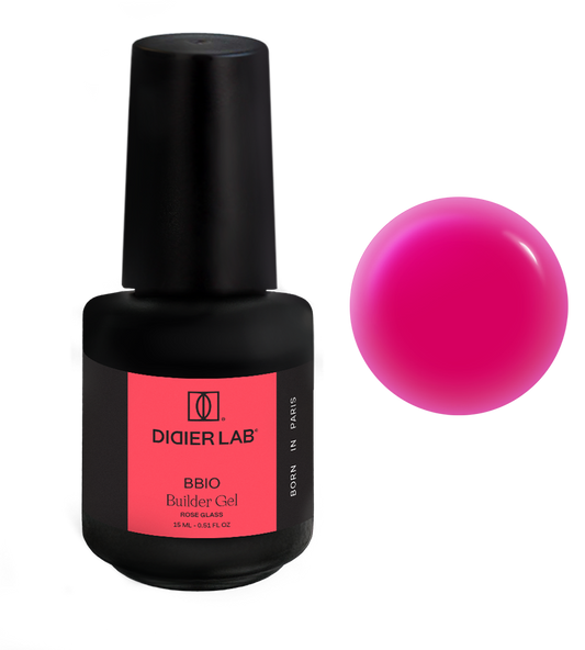 Gel Builder BBIO - GLASS, Rose Glass - "Didier Lab" 15ml