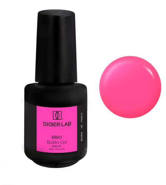 Gel Builder BBIO - ICONIC, Rose Life - "Didier Lab" 15ml