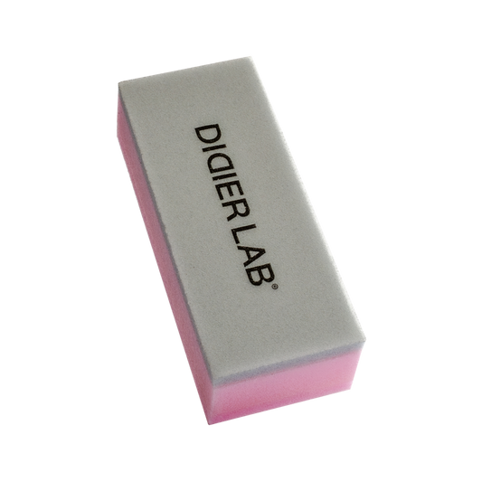Buffer pentru unghii Roz/Gri, 100/220 "Didier Lab" 1 buc.