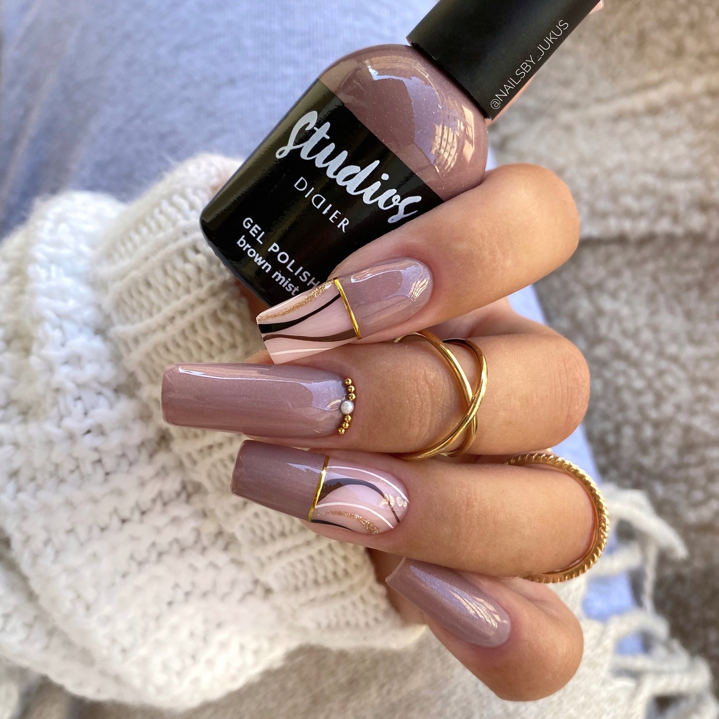 Lac semipermanent - Studios - Brown mist "Didier Lab",  8ml