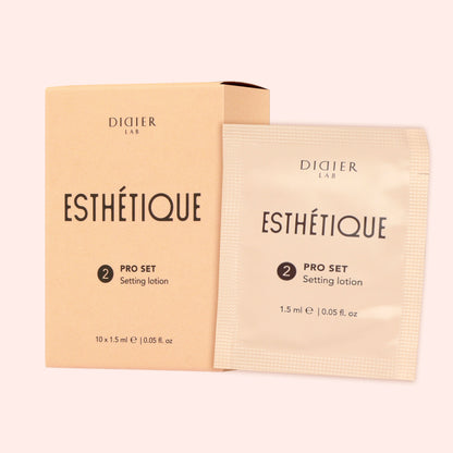 Gel fixator pentru sprancene Pro Set "Didier Lab", No.2, Esthétique 1,5 ml x 10pc.